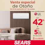 Venta Especial de Otoño Sears: hasta 50% de descuento + 15% adicional