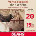 Venta Especial de Otoño Sears: hasta 50% de descuento + 15% adicional