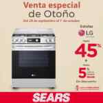 Venta Especial de Otoño Sears: hasta 50% de descuento + 15% adicional