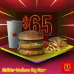 Cupón App McDonald's: McTrío Big Mac a $65 por que Checo Pérez subió al podio
