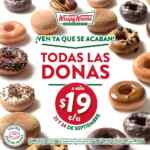 En Krispy Kreme todas las donas a sólo $19 c/u sólo hoy y mañana
