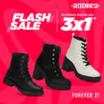 Flash Sale Andrea: 3x1 en últimos modelos