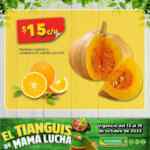 Ofertas Bodega Aurrerá Tianguis de frutas y verduras 13 al 19 de octubre 2023