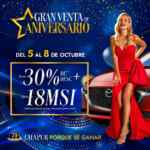 Venta de Aniversario Gran Chapur: hasta 30% de descuento + 18 msi