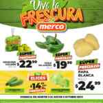 Ofertas Merco frutas y verduras del 3 al 5 de octubre
