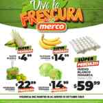 Ofertas Merco frutas y verduras del 10 al 12 de octubre