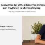 Promo Microsoft Paypal: 20% de descuento en tu primera compra