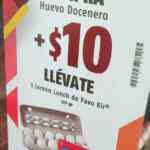 En Oxxo compra una docenera de huevo + $10 llévate un jamón de pavo Kir