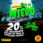 Días de Miedo Panini: 20% de descuento en todo del 27 al 30 de octubre