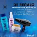 Promo Probell: secadora Gratis en la compra de productos de cuidado del cabello