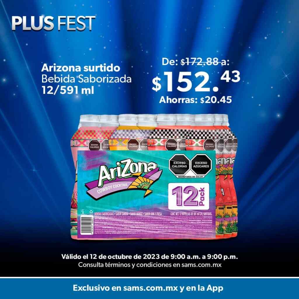 Horas Extraordinarias Sam's Club Plus Fest 12 de octubre 2023