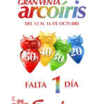 Gran Venta Arcoíris Sanborns del 12 al 16 de octubre