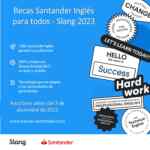 Santander regala 2,500 becas para aprender inglés