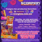 Promo Scorpion Sabritas y Gamesa: 4 boletos Gratis para Cinépolis VIP