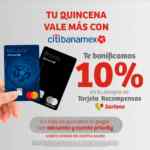 Promo Soriana quincena: 10% de bonificación con Citi Banamex