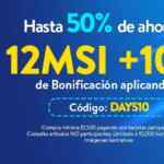 Cupón Walmart Days de 10% de bonificación en el total de tu compra