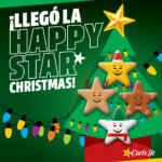 Promoción de Navidad Carls Jr: Agranda tu combo y llévate 1 de 4 estrellas navideñas