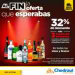 En Chedraui 32% de descuento en vinos y licores + 3 msi sólo hoy en tienda en línea