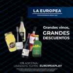 Cupón Europea de 10% de descuento adicional en vinos y licores