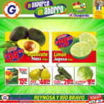 Ofertas Súper Guajardo frutas y verduras 14 al 16 de noviembre
