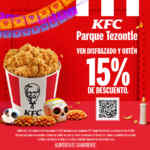 En KFC 30% de descuento en pedidos por WhatsApp y 15% si vas disfrazado