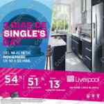 Liverpool Singles Day 2023: ofertas y promociones por departamento