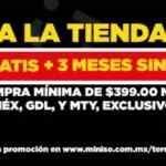Ofertas Black Days Miniso: 25% de descuento en todo, 3x2 en productos, cupón de $100 para siguiente compra y más