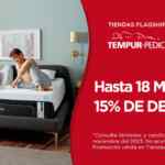 Tempur Buen Fin 2023: Hasta 18 msi ó 15% de descuento