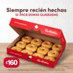 En Tim Hortons 12-pack de donas glaseadas por $160