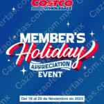 Folleto cuponera Costco Member's Holiday Appreciation Event válido durante el Buen Fin 2023