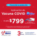 5x4 en vacunas Pfizer Covid en Farmacias del Ahorro + 3 MSI