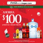 Promo de Navidad Coca-Cola: $100 de descuento en compras de $549