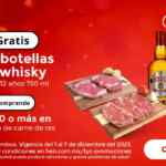 2 botellas de whisky Chivas Regal Gratis en la compra de carne con el Combo Loco HEB