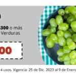Cupón de $100 de descuento en frutas y verduras en la tienda en línea de HEB
