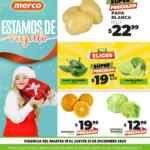 Ofertas Merco frutas y verduras del 19 al 21 de diciembre