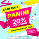 Gran Feria Panini: 20% de descuento en la tienda en línea este fin de semana