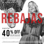 Rapsodia Rebajas de hasta 40% de descuento en artículos seleccionados