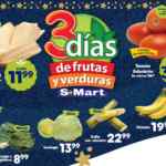 Ofertas S-Mart 3 días de frutas y verduras del 26 al 28 de diciembre