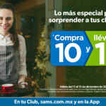 En Sam's Club Paga 10 y Compra 11 en productos de despensa y abarrotes
