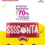 Liquidación Suburbia: 70% de descuento en artículos de Navidad