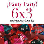 6x3 en todas las panties en Victoria's Secret este fin de semana