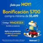 Cupón Walmart de $700 de descuento en su tienda en línea este 23 de diciembre