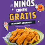 En Las Alitas los Niños comen GRATIS de viernes a domingo