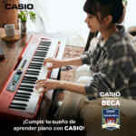 Promo Casio Regreso a Clases: clases de música Gratis en la compra de un teclado