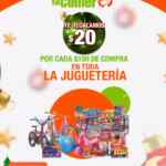 Promoción Día de Reyes La Comer: $20 de descuento por cada $100 de compra en juguetes