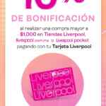 Promo Tarjeta Liverpool de 10% de bonificación durante Enero 2024