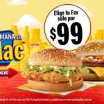 Cupón Semana del AutoMac McDonald's: McTrío McPollo o McTocino a sólo $99