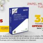 3x2 en paquete de papel bond Xerox con 500 hojas en Office Max