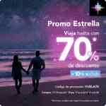 Volaris Promo Estrella: hasta 70% de descuento para vuelos de enero a octubre