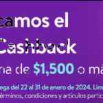 Promo Walmart de 10% de bonificación en todo el sitio al pagar con Cashi